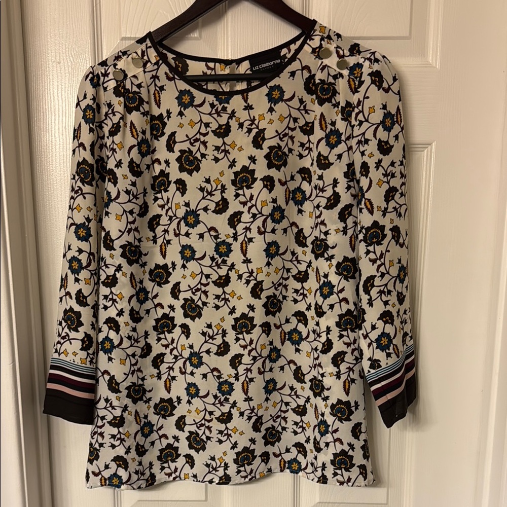 Liz Claiborne Quarter Sleeve Blouse